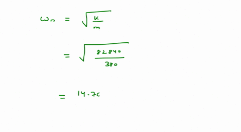 when-an-exhaust-fan-of-mass-380-mathrmkg-is-supported-on-springs-with-negligible-damping-the-resulti