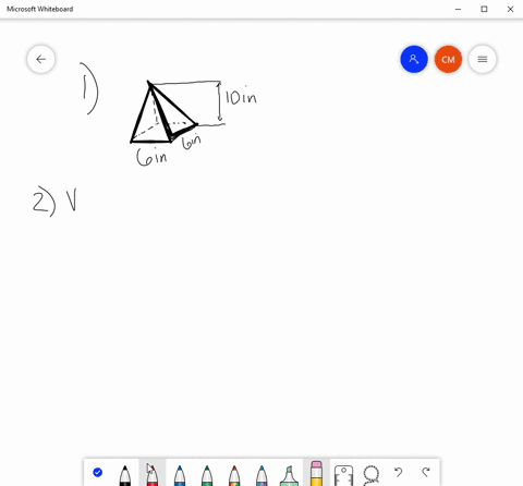 the-length-of-a-side-of-the-base-of-a-pyramid-is-6-in-and-the-height-is-10-in-find-the-volume-of-t-2