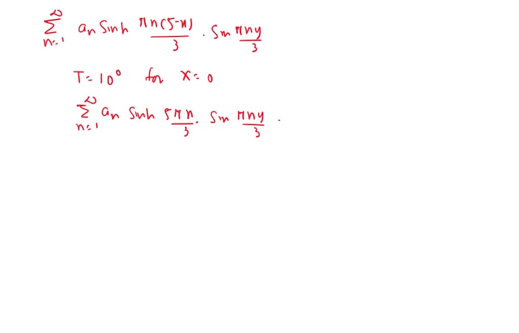 Solved 02 This Question Continues On The Next Page The Temperature Distribution U X Y In A Rectangular Plate Is Modelled By The Solution Of Laplace Equation 8 U 8 U 0 For 0 3 0 Y 1