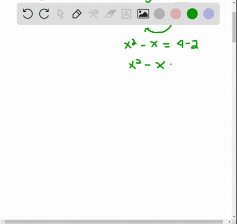find points of intersection of parabola and line calculator