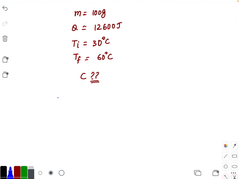 in-an-experiment-100-mathrmg-of-water-requires-12600-mathrmj-of-thermal-energy-to-raise-it-from-30ci