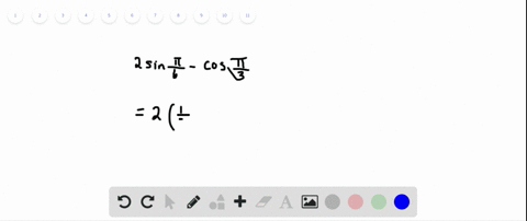 find-the-exact-value-of-each-expression-without-using-a-calculator-2-sin-fracpi6-cos-fracpi3