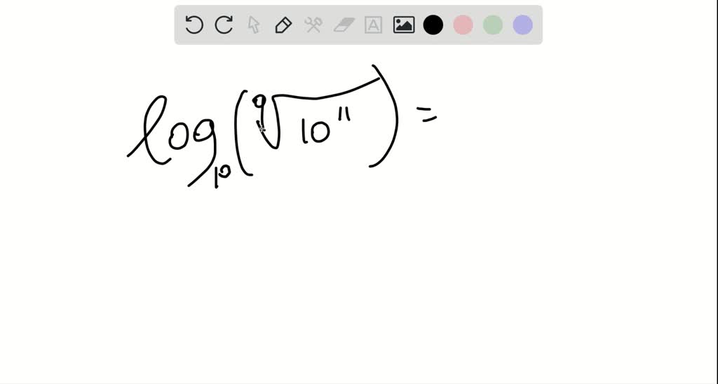 Evaluate the expression. log(√(10^11)) Numerade