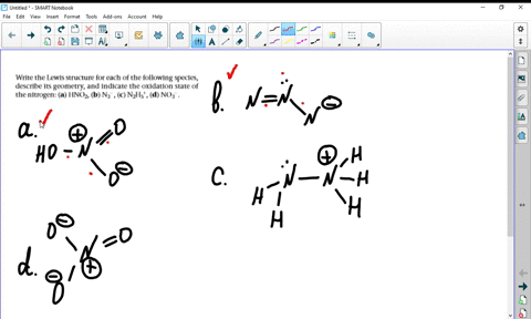SOLVED:Write the Lewis structure for each of the following species ...