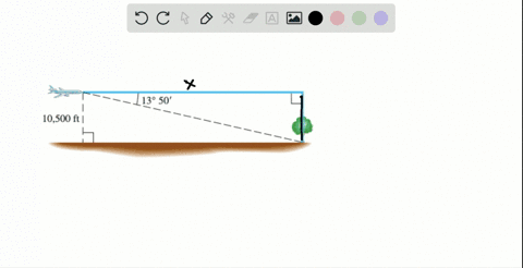 solve-each-problem-involving-an-angle-of-elevation-or-depression-an-airplane-is-flying-10500-mathrmf
