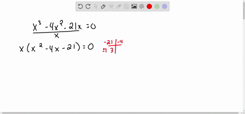 solve-by-factoring-check-the-answers-x3-4-x2-21-x0