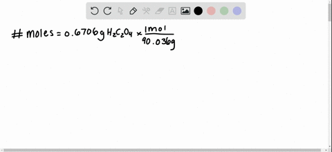 a-solution-is-prepared-by-dissolving-06706-g-oxalic-acid-leftmathrmh_2-mathrmc_2-mathrmo_4right-in-2