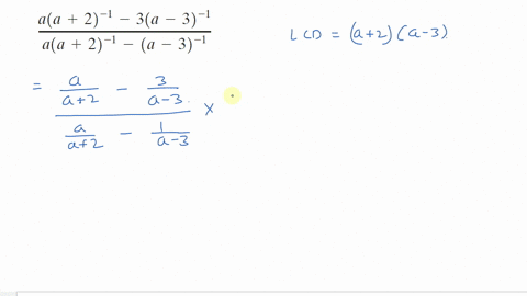 simplify-if-possible-use-a-second-method-or-evaluation-as-a-check-fracaa2-1-3a-3-1aa2-1-a-3-1