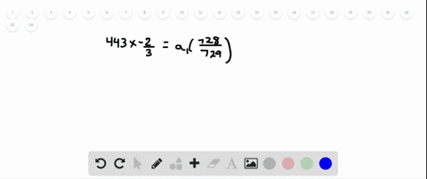find-the-indicated-term-for-each-geometric-series-described-s_n443-rfrac13-n6-a_1