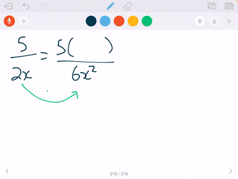 find-the-missing-factor-in-the-numerator-such-that-the-two-fractions-are-equivalent-frac52-xfrac5qua