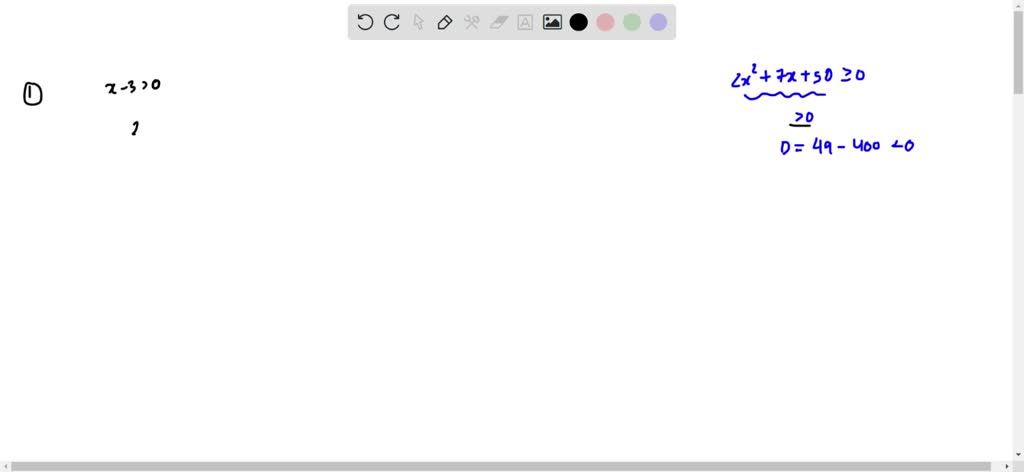 SOLVED: Prove that x^2-4 x+7 ≥3 for all x ∈ℝ. | Numerade