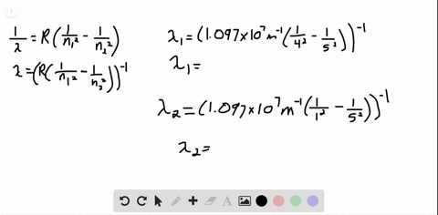 calculate-to-four-significant-figures-the-longest-and-shortest-wavelengths-of-light-emitted-by-elect