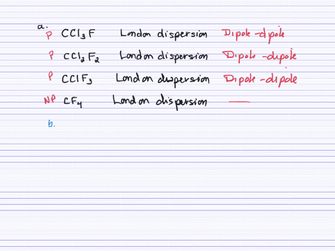 the-critical-temperatures-k-and-pressures-atm-of-a-series-of-halogenated-methanes-are-as-follows-a-l