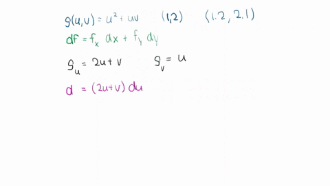 a-find-the-differential-of-gu-vu2u-v-b-use-your-answer-to-part-a-to-estimate-the-change-in-g-as-you-