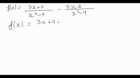 find-simplified-form-for-fx-and-list-all-restrictions-on-the-domain-fxfrac3-x11x2-4-frac2-x-8x2-4