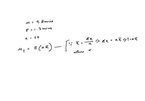 the-time-it-takes-for-a-statistics-professor-to-mark-his-midterm-test-is-normally-distributed-with-a