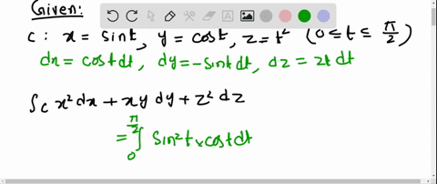 evaluate-the-line-integral-along-the-curve-c-beginarraylint_c-x2-d-xx-y-d-yz2-d-z-c-xsin-t-ycos-t-zt
