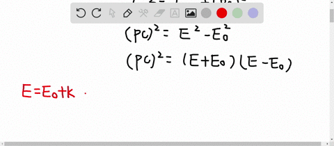 starting-with-the-energy-momentum-relation-e2e_02-p-c2-and-the-definition-of-total-energy-show-that-