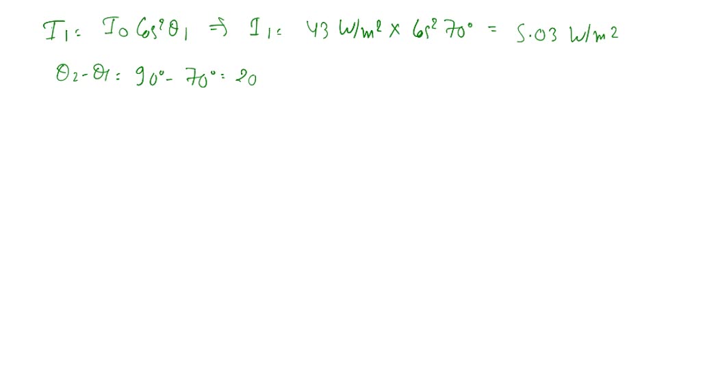 SOLVED:The intensities of the two components of a partially polarized ...