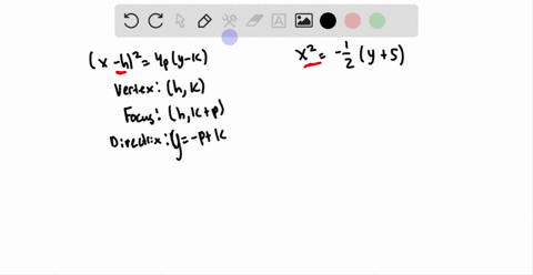 find-the-vertex-focus-and-directrix-of-each-parabola-x2-frac12y5