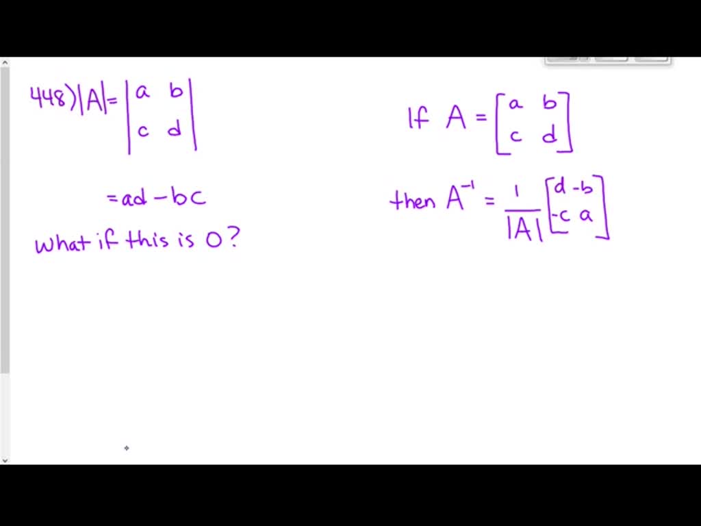 What Is A Multiplicative Inverse Of A Matrix