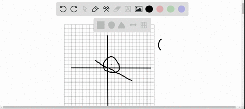 graph-each-equation-and-find-the-points-of-intersection-if-any-the-line-x2-y0-and-the-circle-x-12y-1