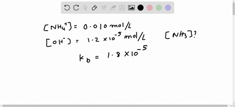 what-is-the-concentration-of-mathrmnh_3-in-equilibrium-with-leftmathrmnh_4right0010-mathrmmol-mathrm