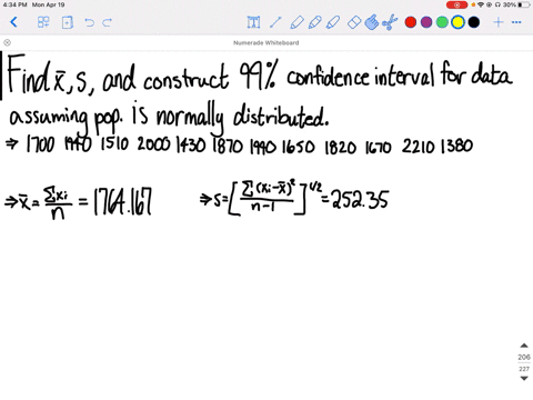 constructing-confidence-intervals-use-the-data-set-to-a-find-the-sample-mean-b-find-the-sample-stand