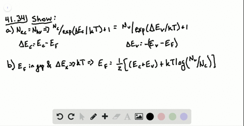 in-a-simplified-model-of-an-undoped-semiconductor-the-actual-distribution-of-energy-states-may-be-re