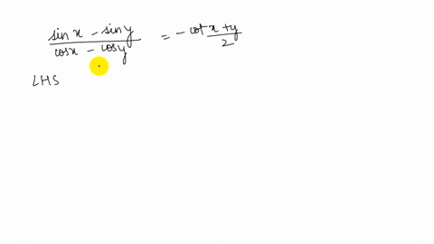 verify-each-identity-fracsin-x-sin-ycos-x-cos-y-cot-fracxy2