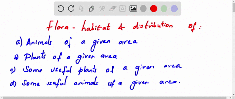 flora-contains-information-about-the-habitat-and-distribution-of-a-animals-of-a-given-area-b-plants-