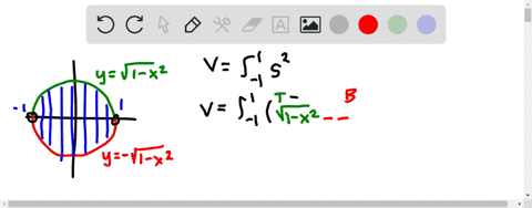 the-solid-lies-between-planes-perpendicular-to-the-x-axis-at-x-1-and-x1-the-cross-sections-perpendic