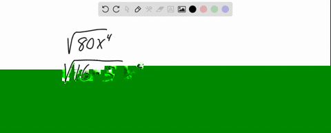 simplify-each-expression-assume-that-all-variables-represent-positive-numbers-sqrt80-x4
