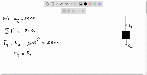as-shown-in-fig-3-11a-an-object-of-mass-m-is-supported-by-a-cord-find-the-tension-in-the-cord-if-the