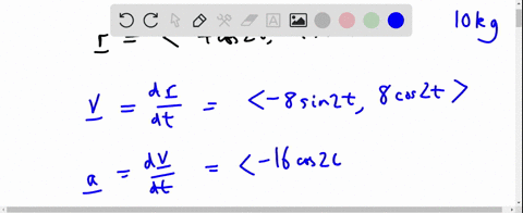 find-the-magnitude-of-the-net-force-on-an-object-of-mass-10-mathrmkg-with-the-given-position-functio
