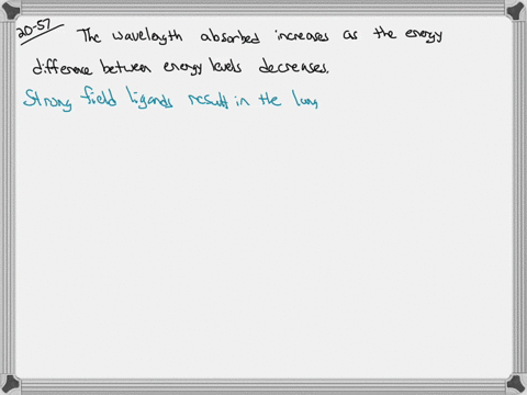 rank-the-following-complex-ions-in-order-of-increasing-wavelength-of-light-absorbed-mathrmcoleftma-4