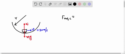 consider-a-roller-coaster-as-it-travels-near-the-bottom-of-its-track-as-sketched-in-figure-p523-at-t