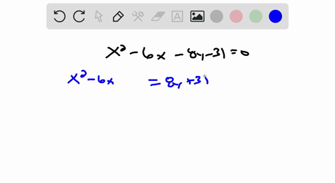 analyze-each-conic-x2-6-x-8-y-310