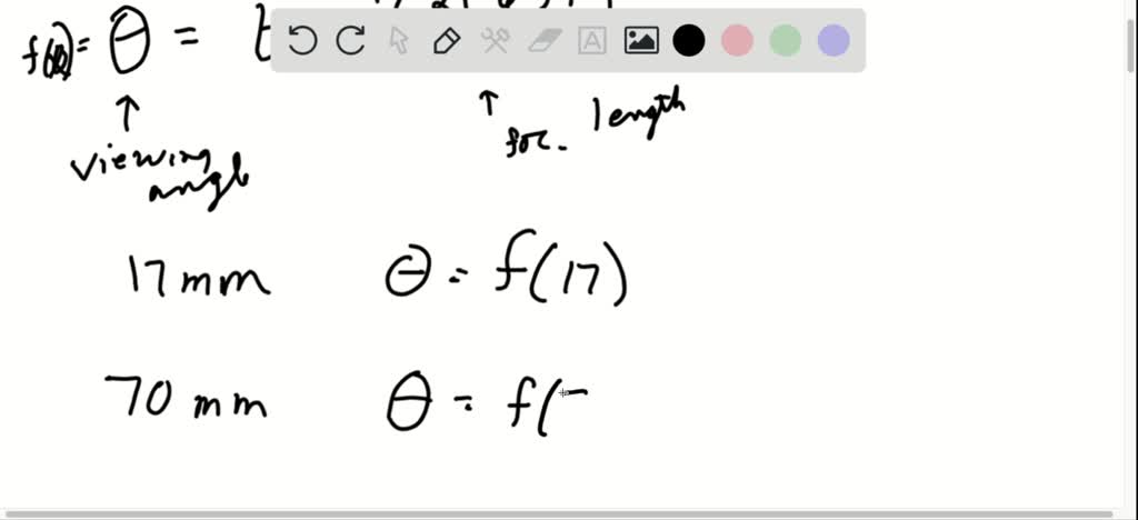 Solved Photography Referring To Problem What Is The Viewing Angle