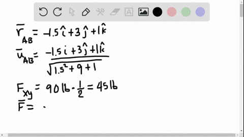 determine-the-magnitudes-of-the-components-of-the-force-f90-lb-acting-parallel-and-perpendicular-to-