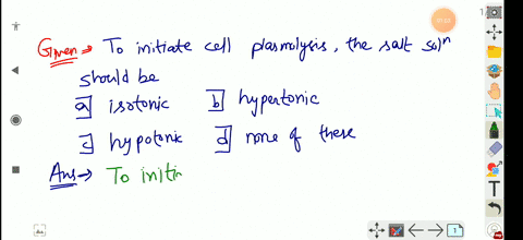 to-initiate-cell-plasmolysis-the-salt-solution-beginarraylltext-a-isotonic-text-b-hypertonic-should-