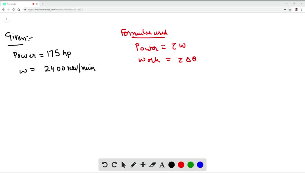 SOLVEDThe engine delivers 175 hp to an aircraft propeller at 2400 rev