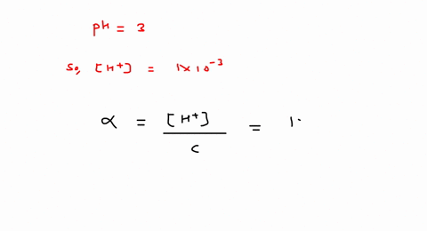 the-mathrmph-of-a-01-mathrmm-aqueous-solution-of-a-weak-acid-ha-is-3-what-is-its-degree-of-dissociat
