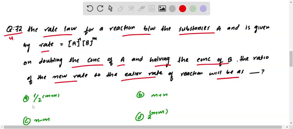 SOLVED:The rate law for a reaction between the substances A and is ...