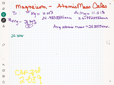 there-are-three-naturally-occurring-isotopes-of-the-element-magnesium-the-atomic-masses-of-25-mathrm