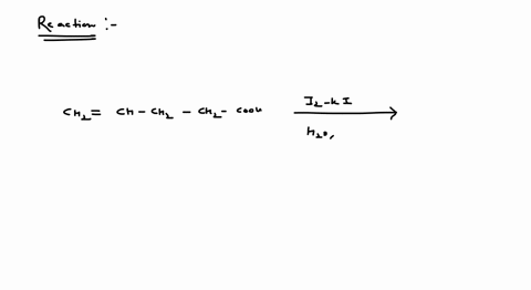 the-major-organic-product-of-reaction-is