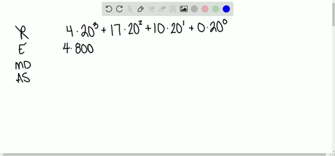 evaluate-in-mexico-between-500-bc-and-600-ad-the-mayans-represented-numbers-using-powers-of-20-and-c