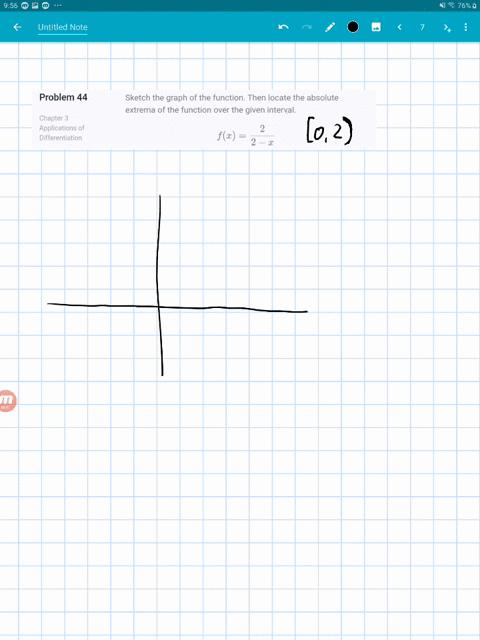 sketch-the-graph-of-the-function-then-locate-the-absolute-extrema-of-the-function-over-the-given-i-4