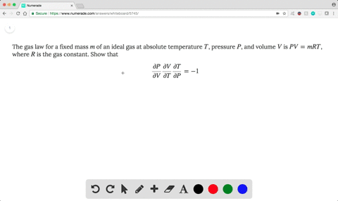 the-gas-law-for-a-fixed-mass-m-of-an-ideal-gas-at-absolute-temperature-t-pressure-p-and-volume-v-is-