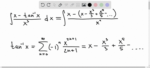 evaluate-the-indefinite-integral-as-a-power-series-what-is-the-radius-of-convergence-int-fracx-tan-1